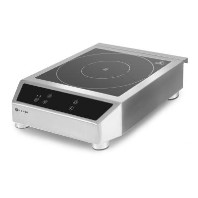 Indukční vařič 3500 D, HENDI, Profi Line, 230V/3500W, 342x431x(H)116mm | 239711